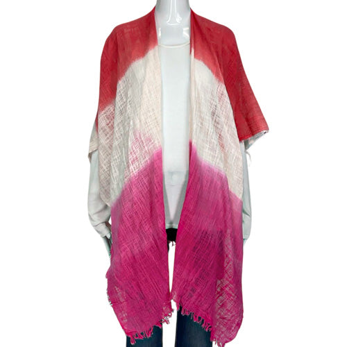 LANDRY BY DESIGN PINK OMBRE COTTON CAPELET