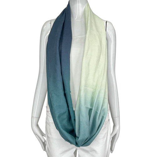 MICHAEL STARS BLUE OMBER INFINITY SCARF