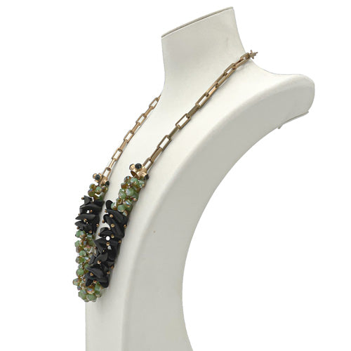 KENNETH COLE GREEN/BLACK NECKLACE