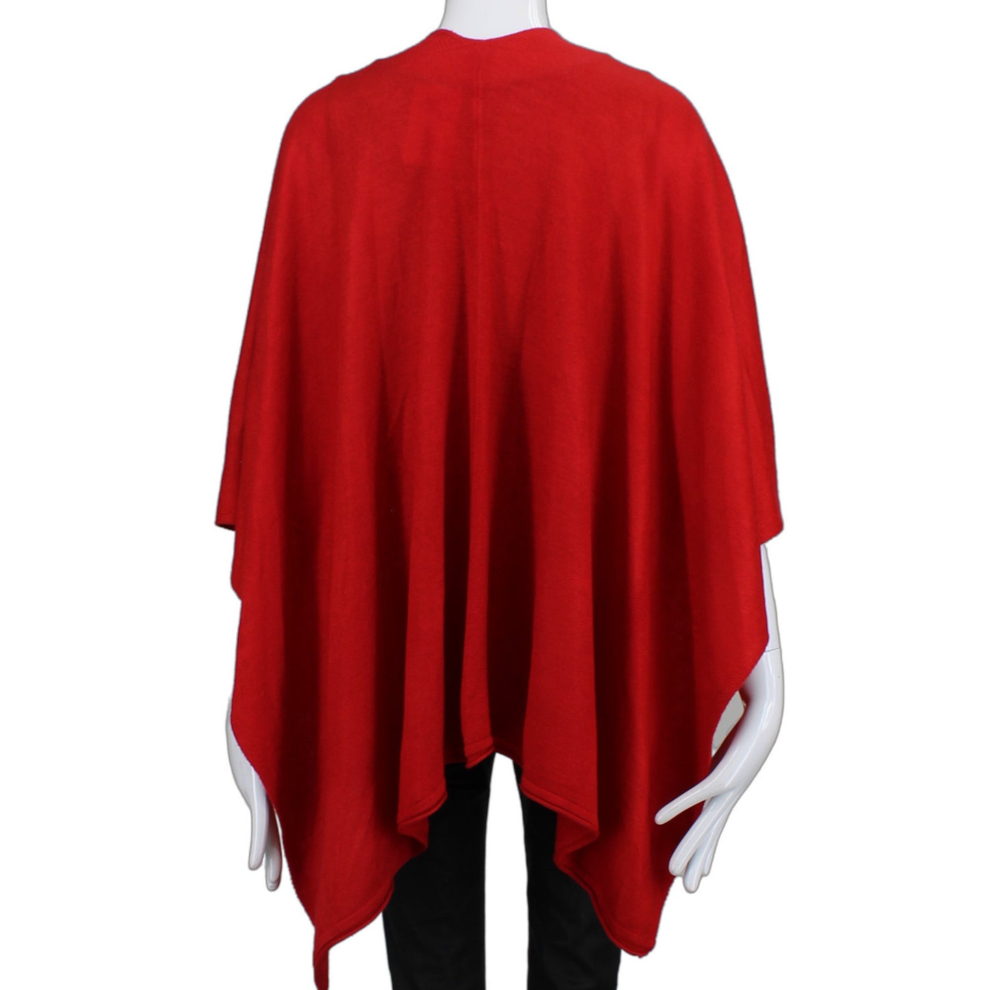 SIMPLY NOELLE RED EMBELLISHED KNIT WRAP ONE SIZE